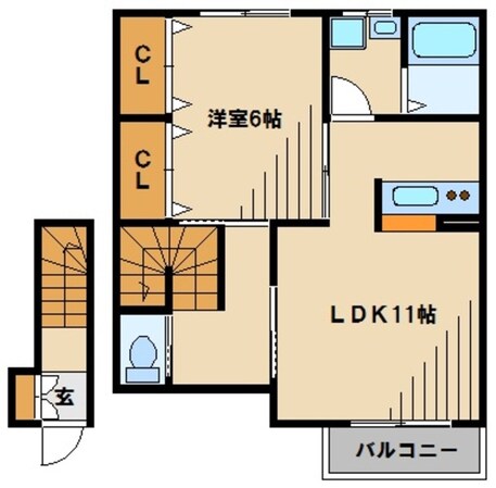 カスターニャの物件間取画像